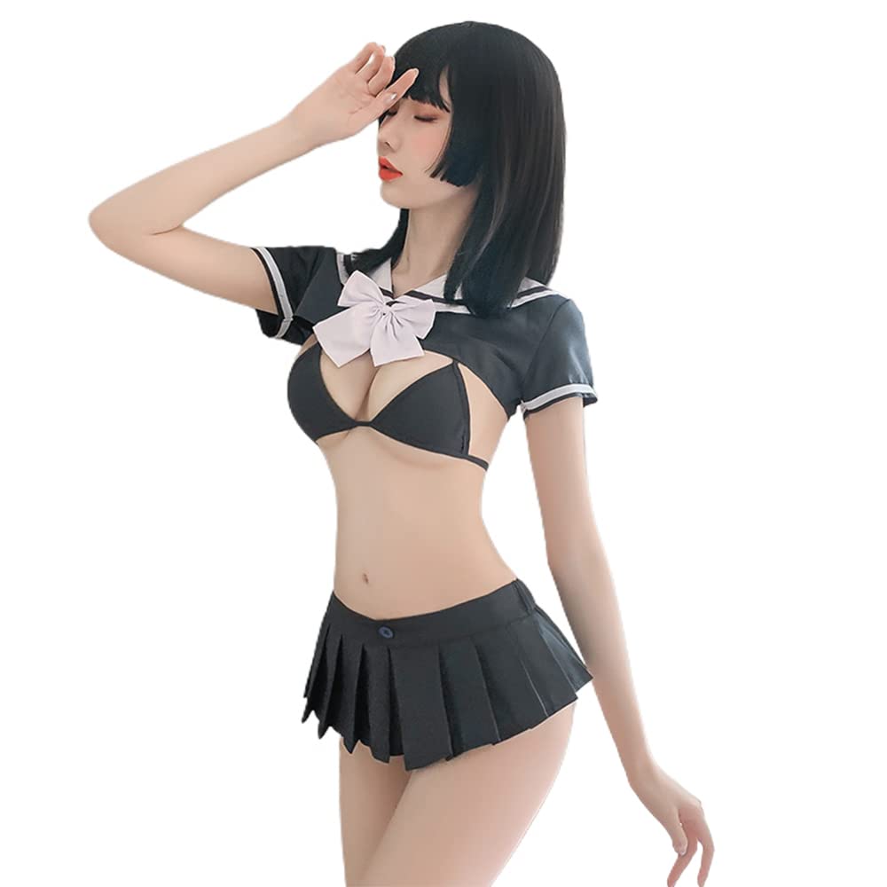 Erotic Cosplay Sexy Sailor Suit CA Student Cabin Attendant Naughty Extreme Costume Sensual Exposure Bikini Uniform Temptation Flight Bodycon Mini