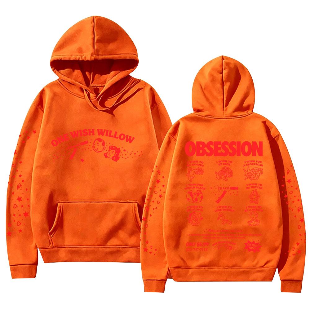 Cinegogue X Obsession One Wish Willow Hoodie Obsession Movie Merch Pullovers Casual Long Sleeve Sweatshirts Women Men Y2K Hoody