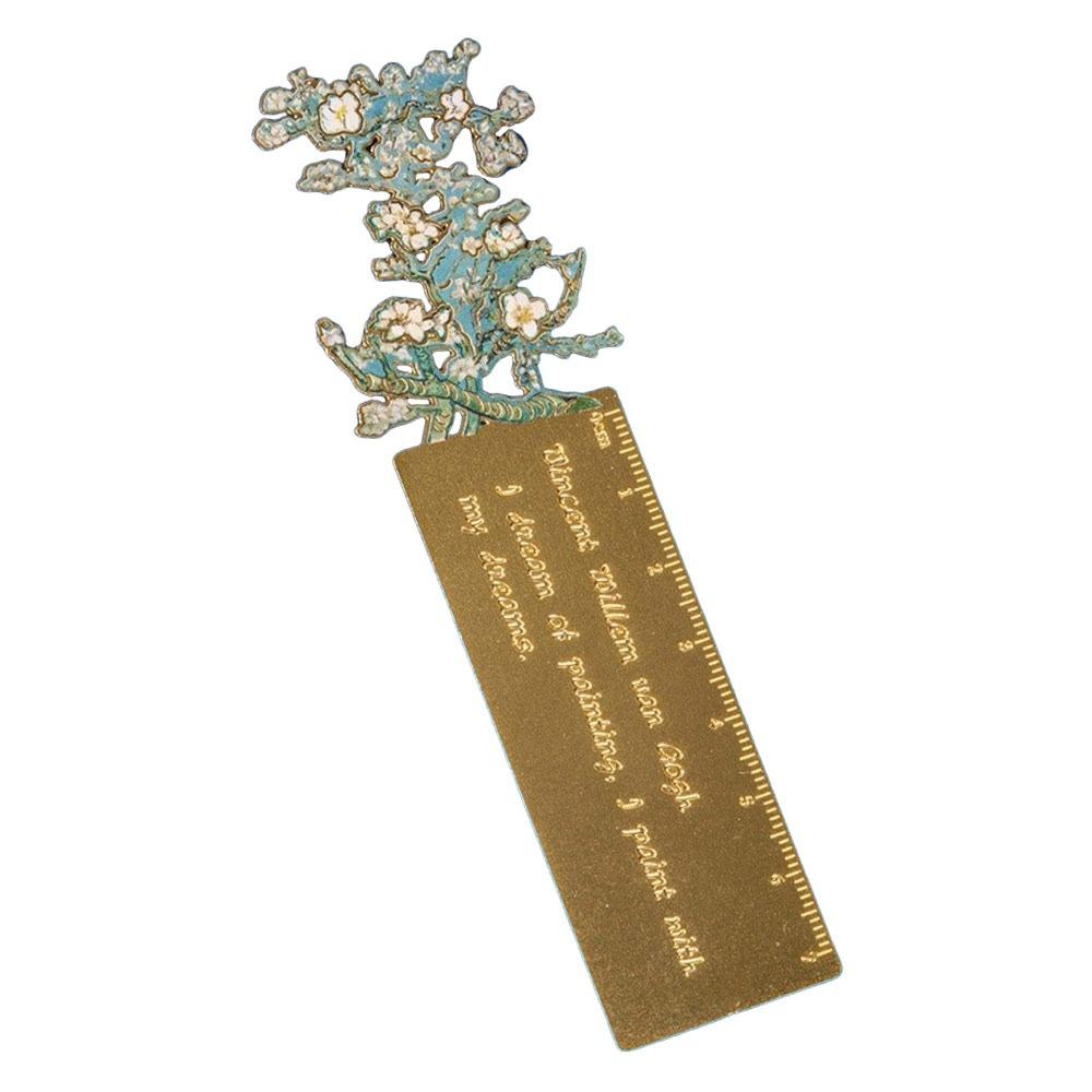 Tassel Pendant Reading Book Clip Sunflower Oil Painting Bookmarks School Office Supplies