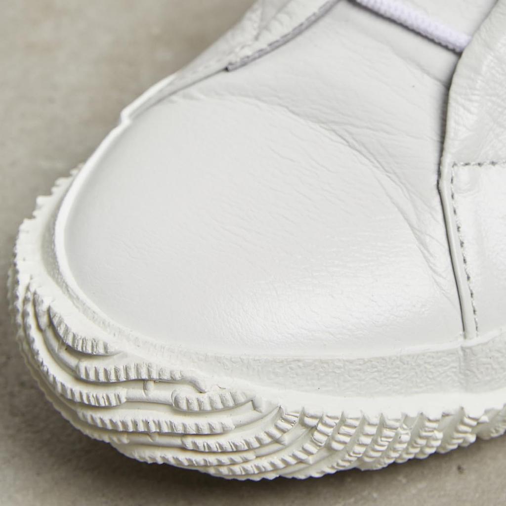 Białe trampki w rozmiarze L dla mężczyzn i kobiet [Spingle] SP-1048 (26,5 cm)