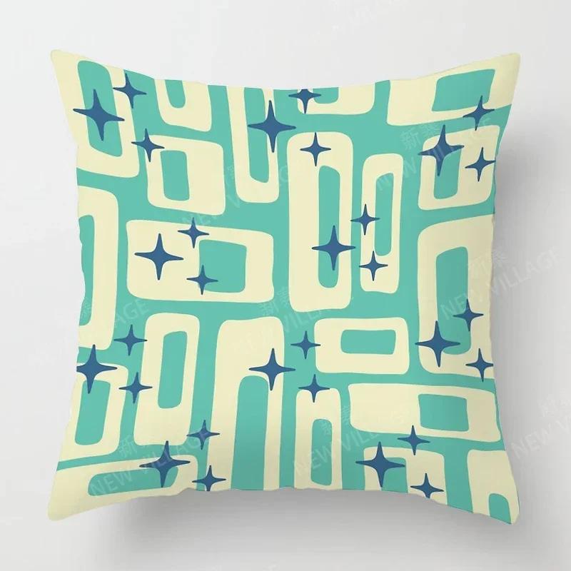 Nordic Fall Home Decor Autumn Throw Pillow Case Sofa Cushion Cover Modern  Geometry