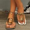 Fashion Ladies Shoes 2024 Hot Sale Pinch Toe Women's Slippers Summer Solid Outdoor Casual Beach Flat Large Size Flip Flops Zapatos Mujer