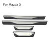 Für Mazda 3 2014 2015 -2017 2018      2024 Türschwellenabdeckung Einstiegsleiste Schutz Pedalschutz Autozubehör