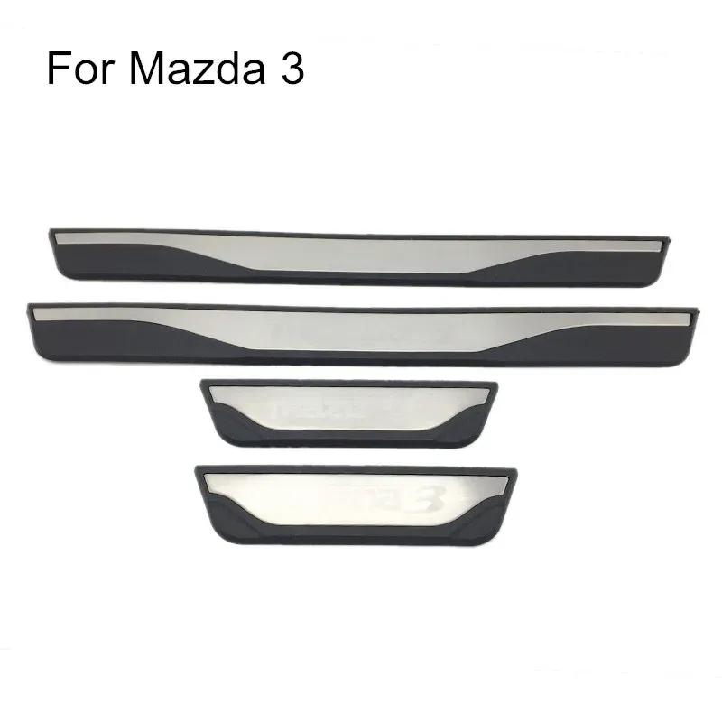 Für Mazda 3 2014 2015 -2017 2018      2024 Türschwellenabdeckung Einstiegsleiste Schutz Pedalschutz Autozubehör
