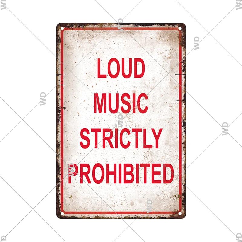 Tin Sign No Parking Slow Down Caution Warning Do Not Pass Metal Vintage Plaque Retro Metal Plate Traffic Yard Street Wall Decor