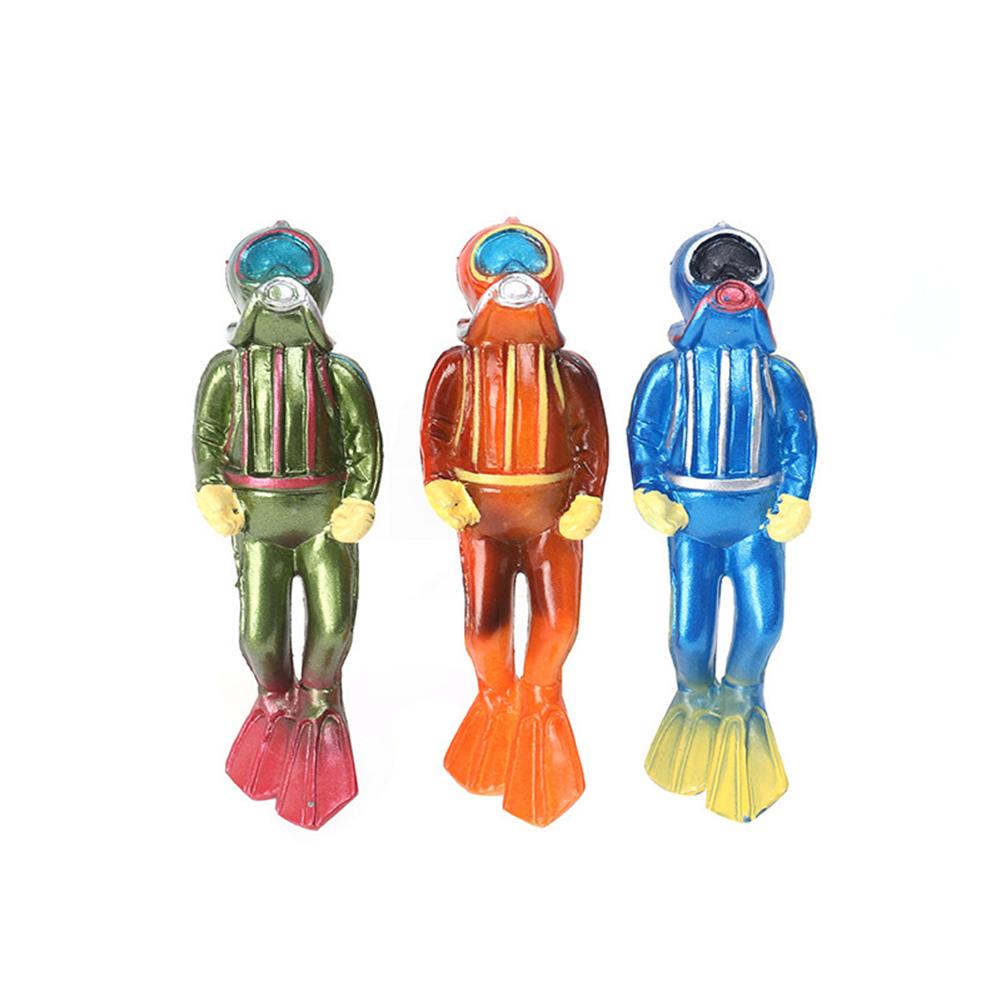 Floating Diver Aquarium Decorations Cartoon Diver Figurines Aquarium Ornament Fish Playmate Fish Tank Accessories