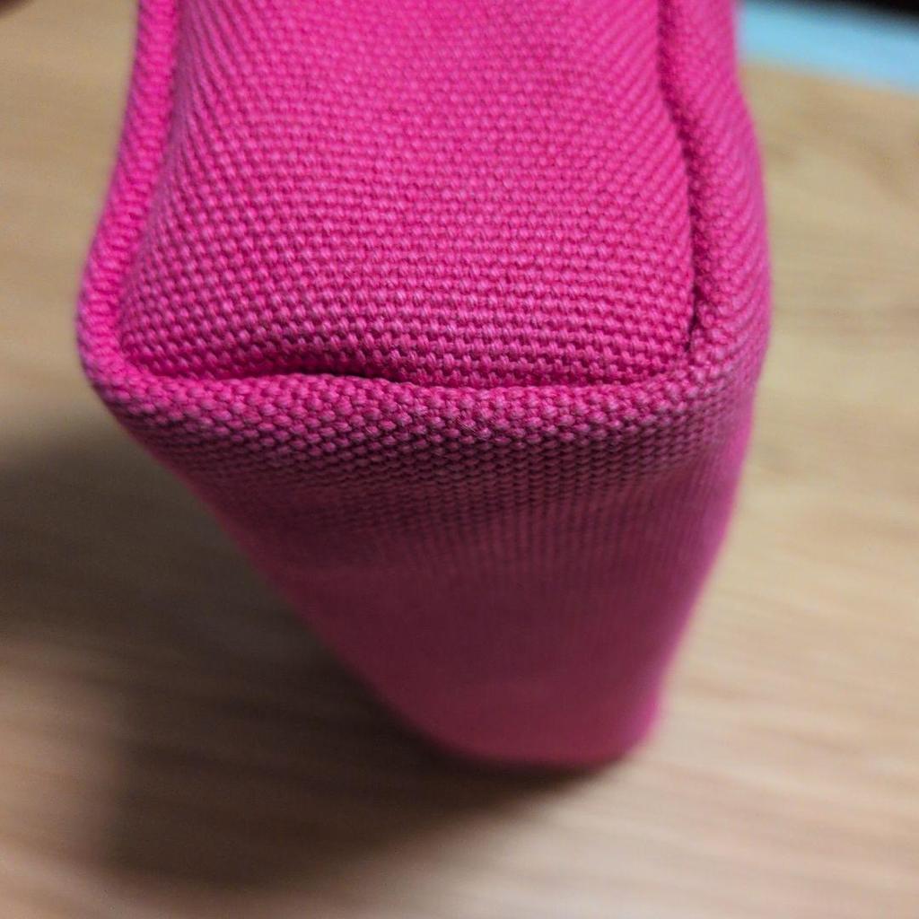 PRADA Pouch Pink Canvas