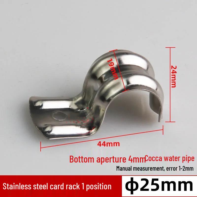 Single-Sided U-Shaped P-Shaped Stainless Steel Pipe Clamp for 16-20 Iron Conduit