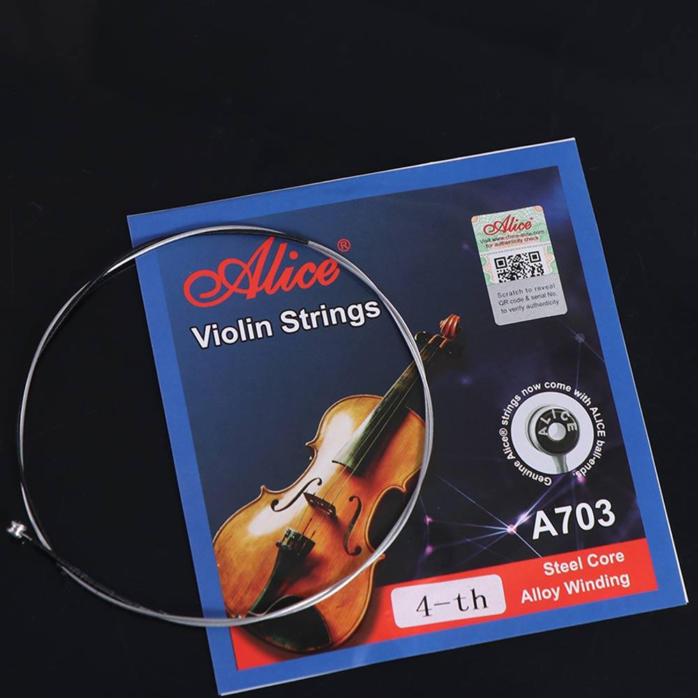 Replacement Alice Strings 4/4 3/4 1/2 1/4 1/8 Violin Strings Fiddle String  Playing The Violin