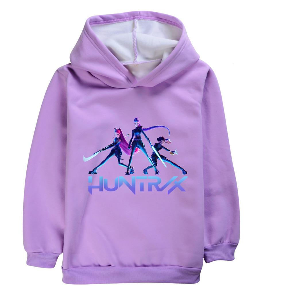 4999 Girls Huntrix Kpop Rumi Zoey Mira Print Casual Long Sleeves Velvet Warm Winter Hoodie