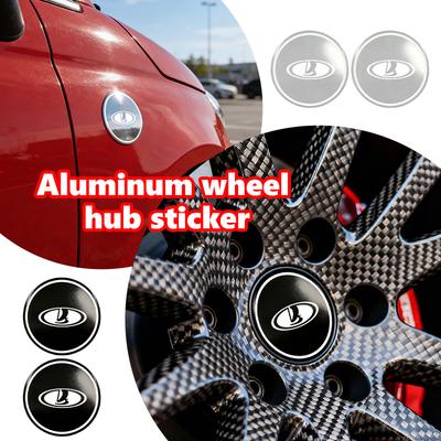 Car Styling Wheel Hub Center Cap Badge Covers Sticker Decal Accessories For Lada Niva Vesta 4X4 Largus Priora Granta Samara