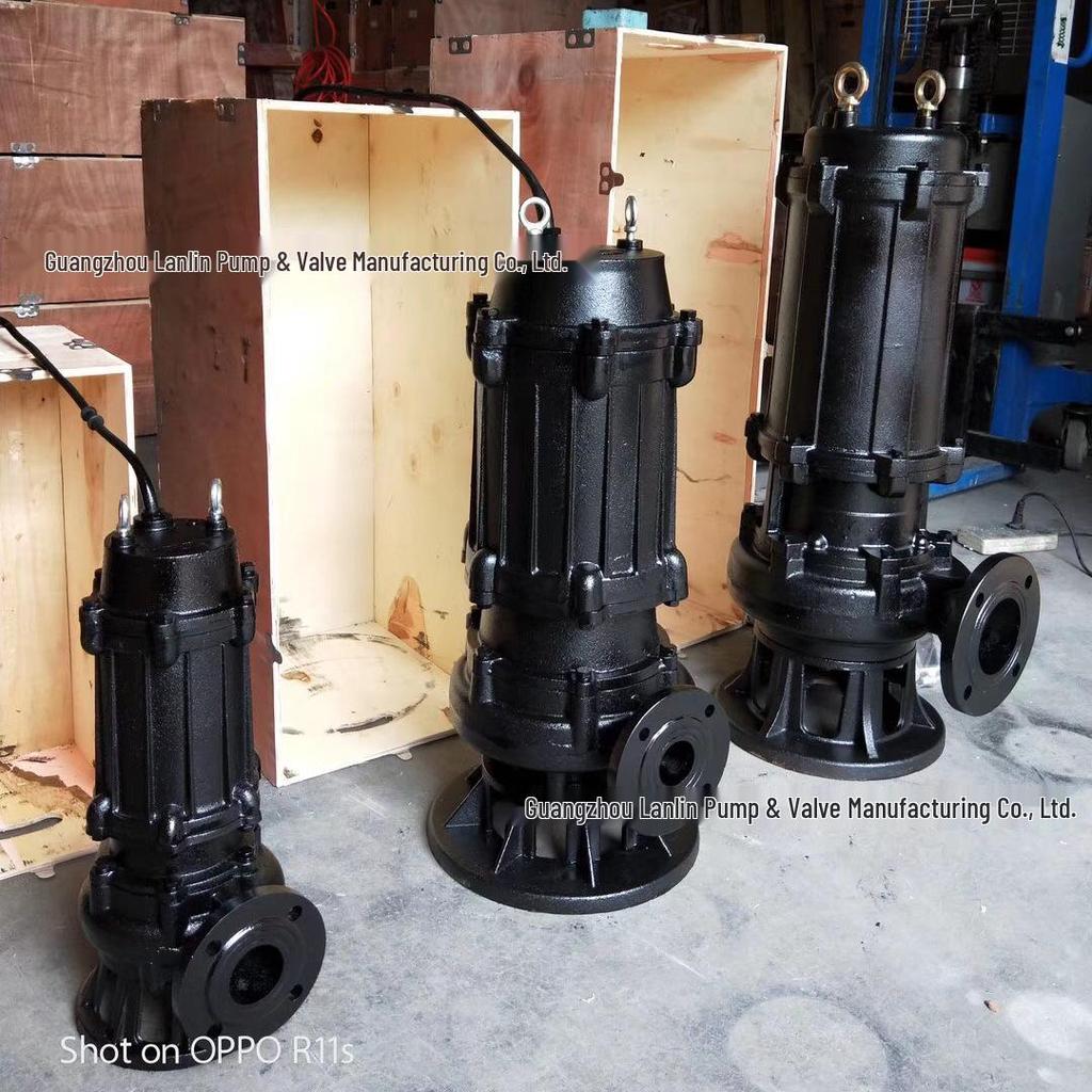 WQ 100WQ80-25 High Power 11KW Non-Clogging Submersible Sewage Pump for Sludge