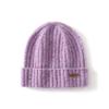 Pure Cashmere Hat Colored Dots Fluffy Bag Head Knitted Pullover Hat Autumn and Winter New Products for Men and Women To Keep Warm and Cold