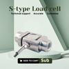 BENGBUZZYQ Column S-Type Load Cell & Display Instrument Tension Compression Sensor, Stainless Steel, Industrial Weight Sensor