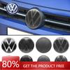 For VOLKSWAGEN VW 2pcs For VW Volkswagen POLO 2019-2024 Replacement Car Front Grill/Rear Emblem Lid Covers Logo Badge Auto Acces