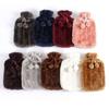 Removable Hot Water Bottle Cover Cold-proof Hand Feet Warmer Plush Covering  Winter Accessories