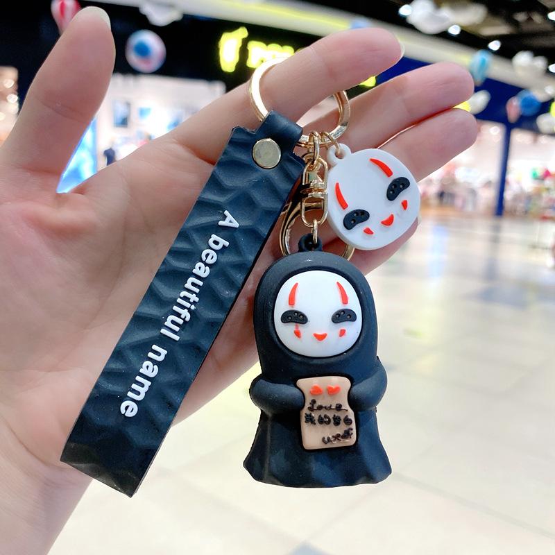 Creative Cartoon Rainbow Horse Unicorn Keychain Female Cute Ins Key Chain Student Schoolbag Pendant Small Gift
