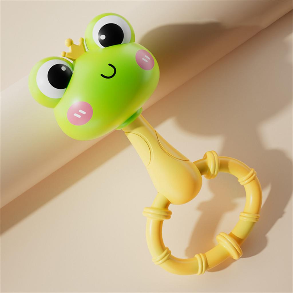 Baby Rattle Shaker Toy For Early Development Safe ABS Plastic Grasp Training Sensory Auditory Stimulation Shake Bell Toy