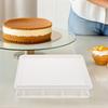 Stackable Pizza Dough Proofing Box Commercial Plastic Tray Lid Space-Saving Container for Home Bakery Dough Storage