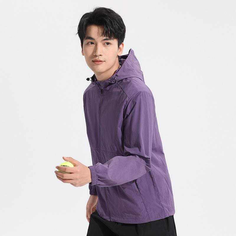 Spring and summer new anti-splashing technology sunscreen clothing women's UV protection UPF10 + original yarn light sports couple jacket