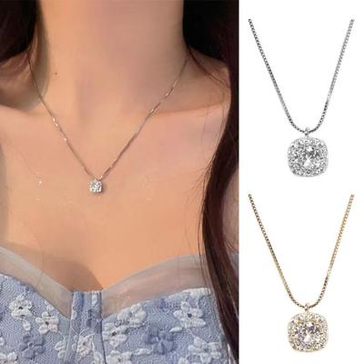 Tropfenförmige Choker-Halskette Zirkonia Funkelnde Diamant-Halskette Kristall Strass Glitzer-Halskette Schmuck
