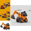 Childrens Inertia Excavator Dump Truck Toy For Developmental Play And Handeye Coordination