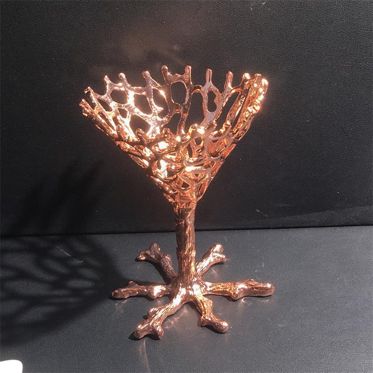 Wooden & Metal Mineral Crystal Ball Display Stand