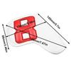 10Piece PU Leather Golf Iron Headcovers Set with Embroidered Number Tags ( 4-9 ASPX)  Durable Club Protection Accessories
