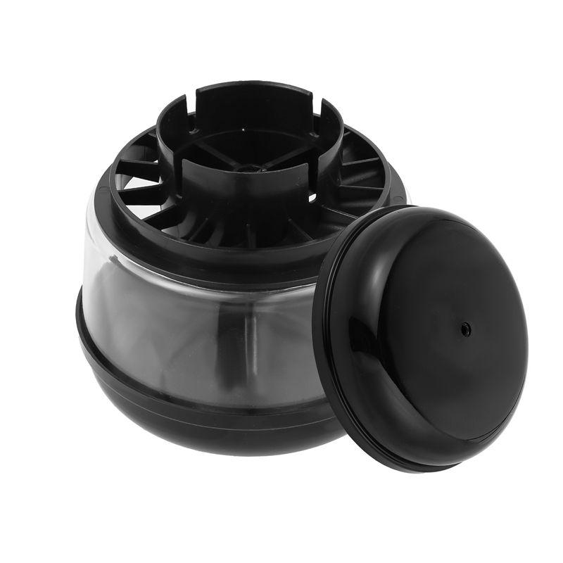 AA92-Water Trap Snorkel Head Air Ram Head Pre Cleaner Air Flow Car Snorkel Head Snorkel Ram Sand Cup For Toyota Nissans black 3.5 Inch