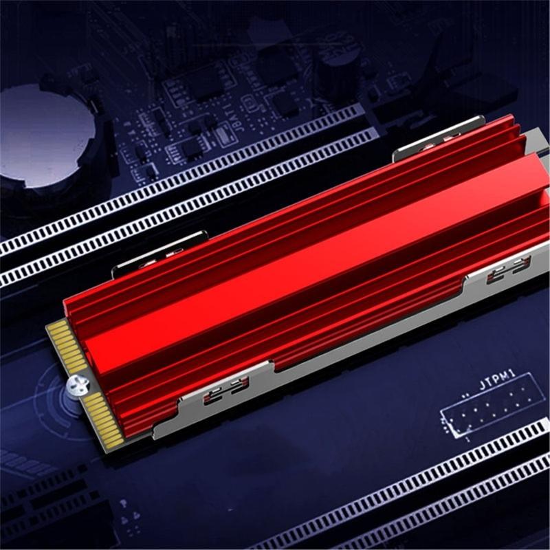 M.2 SSD Coolers Aluminum Hard Disk Heat Dissipation Radiator M.2 NVME 2280 Solid States Drive Thermal Pad Coolers