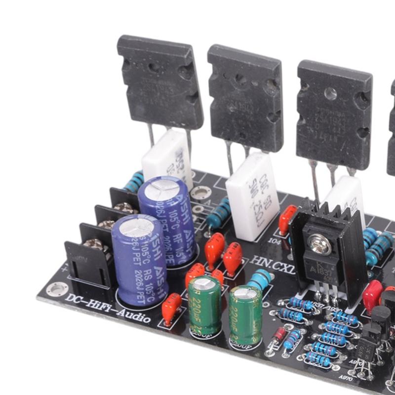 Large Power Mono 400W Sound Amplifier with A1943 C5200 Transistors Simple Installs for Professional Sound Systems