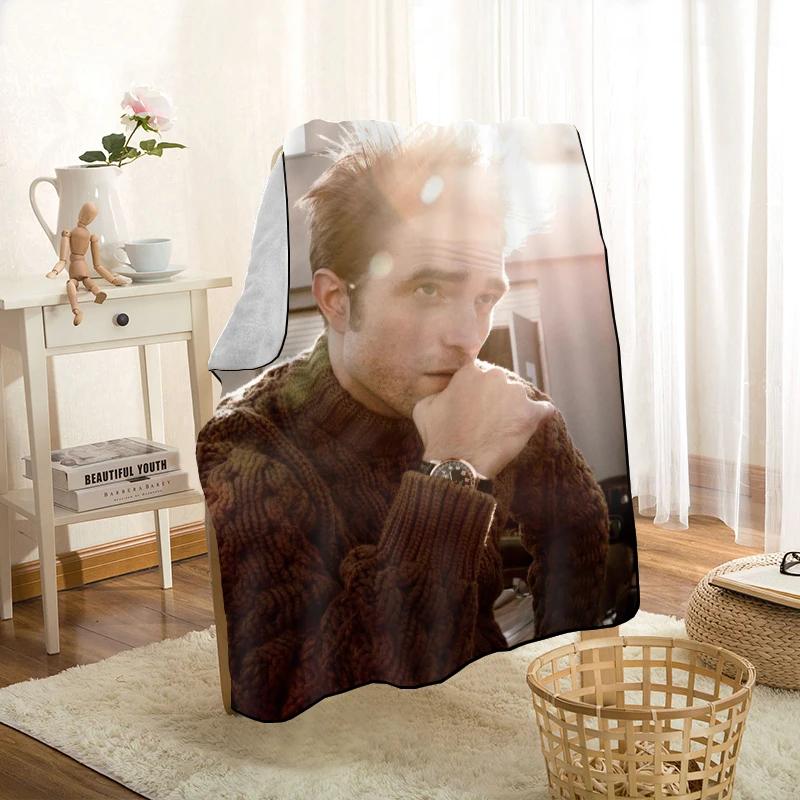 Neuer Artikel Robert Pattinson Decken Druck Weiche Decke Überwurf für Zuhause/Sofa/Bettwäsche Tragbare Reise Decke für Erwachsene 1208p