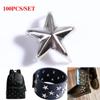 Shoes Spot Silver Color Star Shape Spikes Studs Craft Rivets