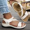Summer Fashion Shoes for Women Plus Size 36-43 Platform Wedges Comfortable Non-slip Sandals Casual Beach Footwear 2025