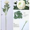 Künstliche Blumen mit Echt-Touch Ranunculus Blumen Seiden-Ranunculus Blumen 10er Pack