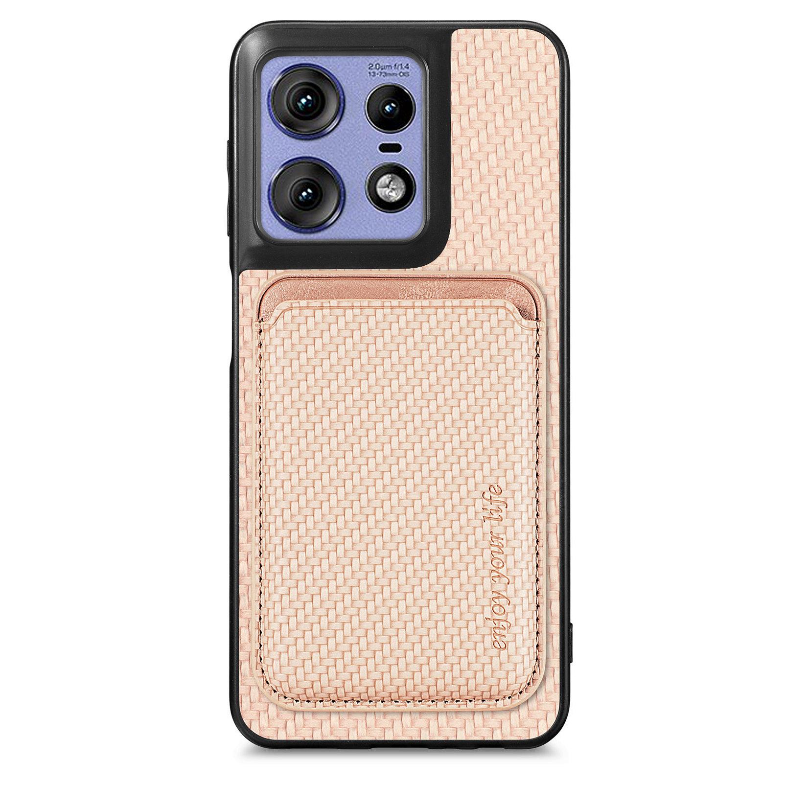 

Чохол для Motorola Edge 50 Pro 5G Магнітний знімний тримач для карток Задня кришка для телефону B