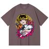230 g/m² 100% Baumwolle Kettensägenmann V4 Denji Pochita Aufdruck Unisex Schweres Baumwoll-T-Shirt