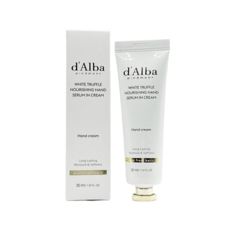 [d Alba] Nourishing Hand Serum in Cream Hydrating Revitalizing Hand Cream 30ml