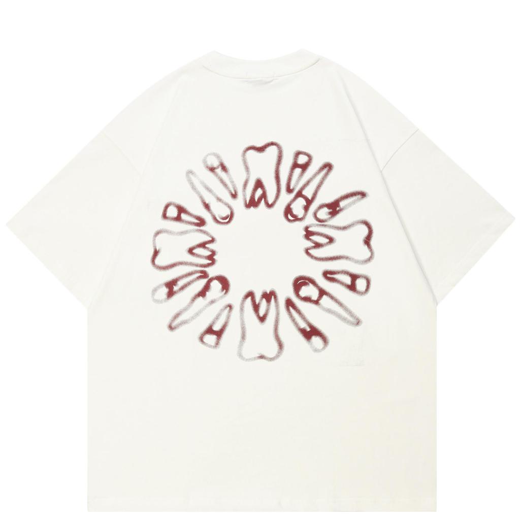 Streetwear Oboustranné vtipné tričko s grafikou Bavlna Unisex topy Trička Léto Tričko s krátkým rukávem