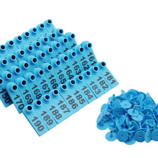 Sheep Ear Tags 001-100 Number Tags Livestock Animal Tags Ear Tag Applicator for Cows Goats Sheep Pigs Farm Animals