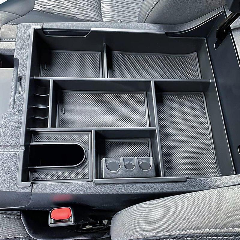 Center Console Organizer Full Tray for Toyota Tundra 2014 2015 2016 2017 2018    Accessories Armrest Storage Car Box