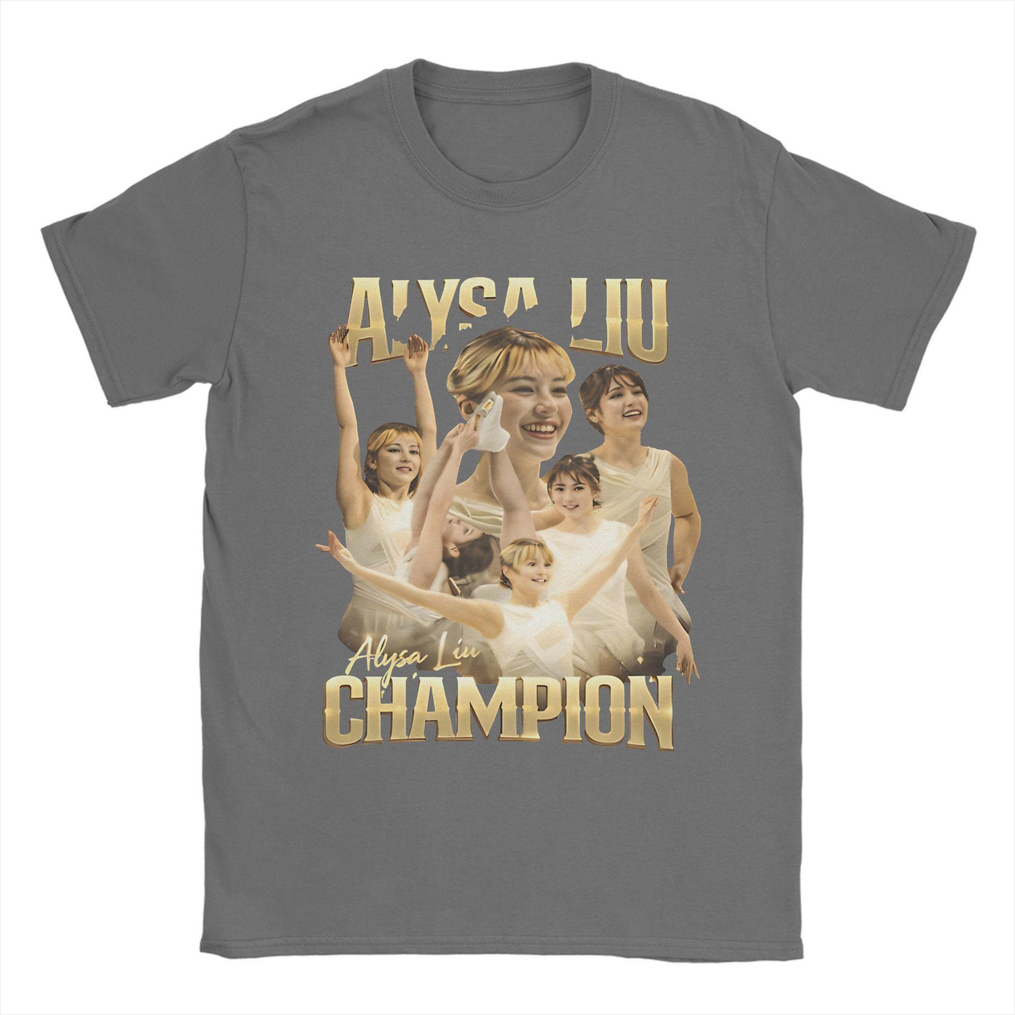 

FIGURE SKATING QUEEN ALYSA LIU Merch Unisex Women T Shirt Pure Cotton Tee Printed Tops Tshirt 4XL