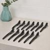 12PCS Black Color Duckbill Hair Clips Aluminium Alloy Alligator Hair Clips  Home Use