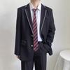 Qichenk Blazer and High School Uniform Perfect for and High School Includes Graduation and Long Size 2XL Men's Set, Halloween, Cosplay, Students, Tie,