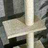 Cat Tree Scratching Post Adjustable Height Dim. 440L x 31D x 240 - 270H cm 4 Activity Levels with Condo
