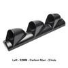 Supporto per Pod Portastrumenti Universale per Auto 52/60mm Montaggio su Montante A Triplo 3 Fori Pod per Strumenti Tazza per Strumenti Cruscotto ABS Nero Accessorio per Auto