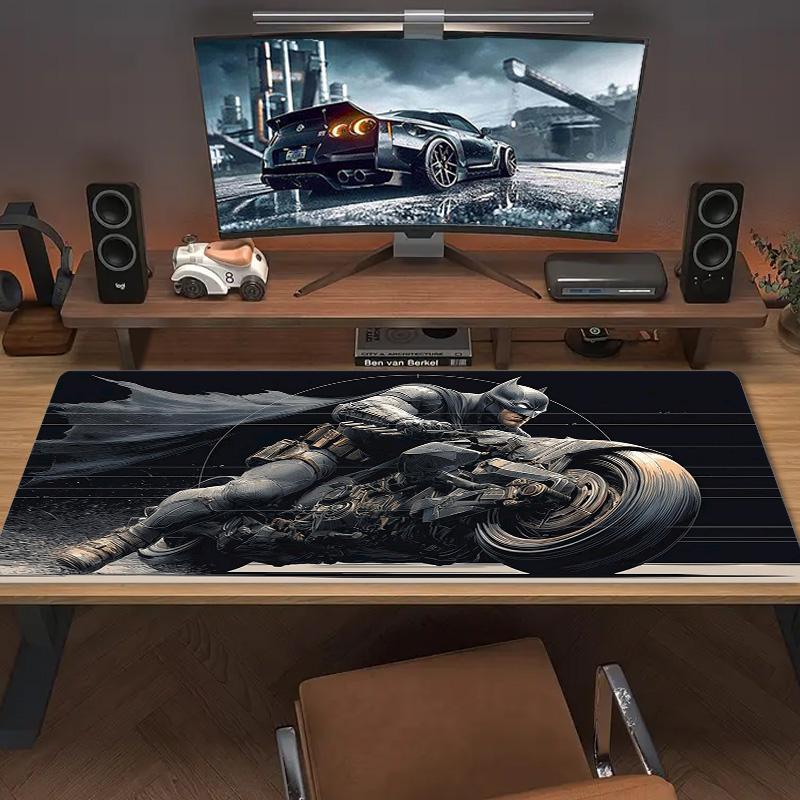 Super Bat Color Mouse Pad Large Gaming Table Cushion Non-slip Laptop Tablet Big Mousepad XXL Mat Mini PC Playmat With Lock edge