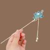 Chinese Style Lotus Hair Sticks Chinese Style Alloy Lotus Simple Hairpin Suitable for Girls Hair Accessories