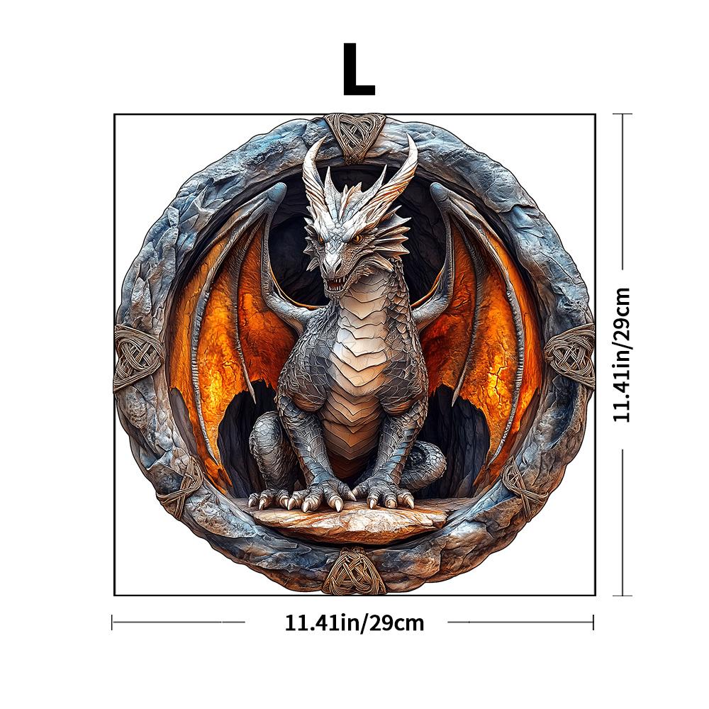 Wooden Puzzles For Adults - Mechanical Dragon Puzzle, Unique Shape Wooden Jigsaw Puzzles, Wood Puzzles Adult, Family Puzzle, Goo