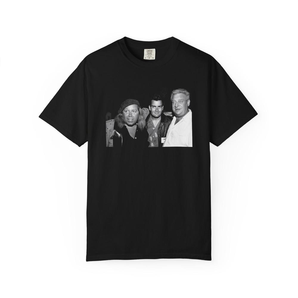 

kinison, sheen and dangerfield photo tshirt on comfort colors 2XL